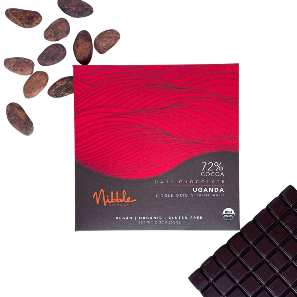 Nibble Uganda 72 percent single-origin chocolate